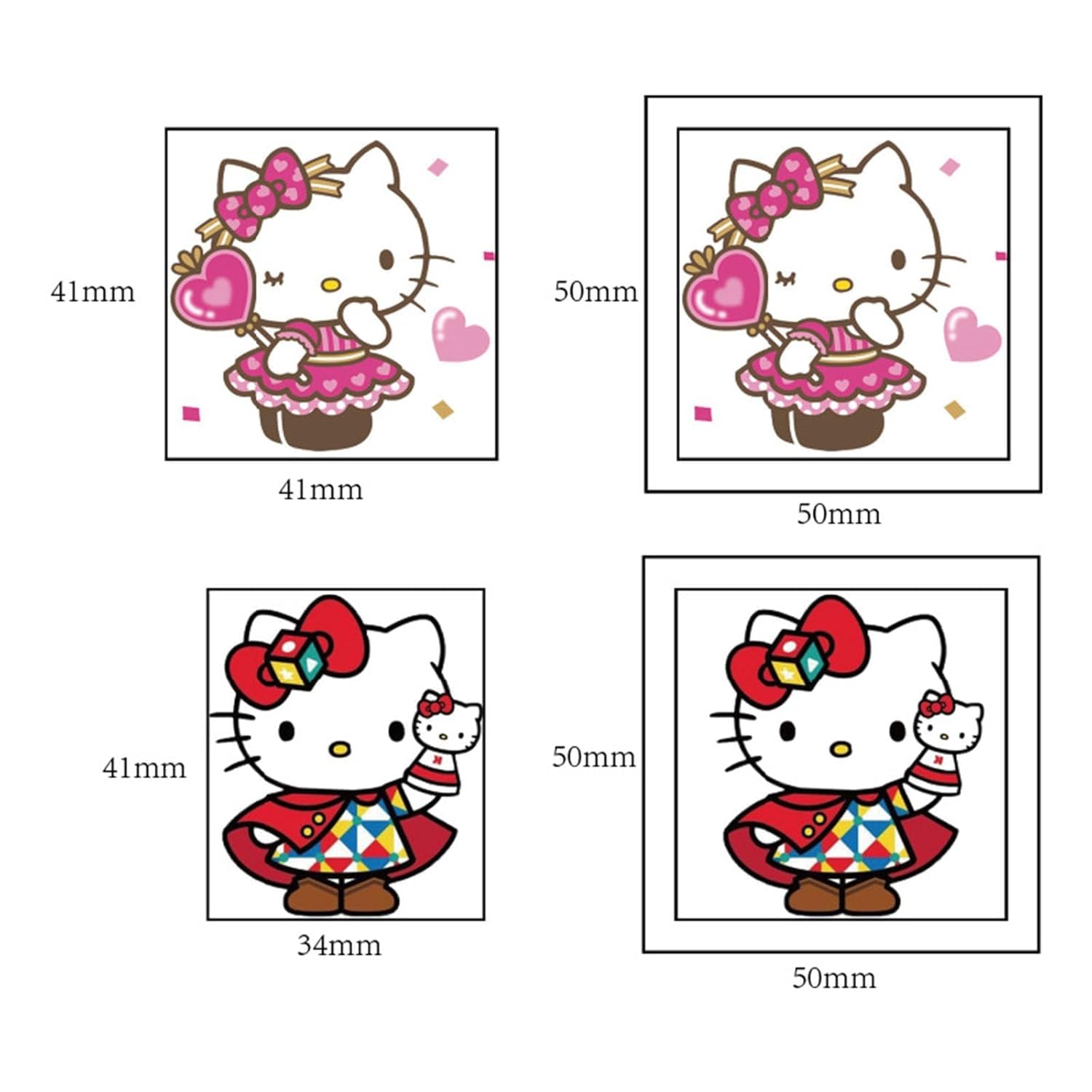 40pcs Temporary Cat Tattoos for Kids Birthday Party Supplies
