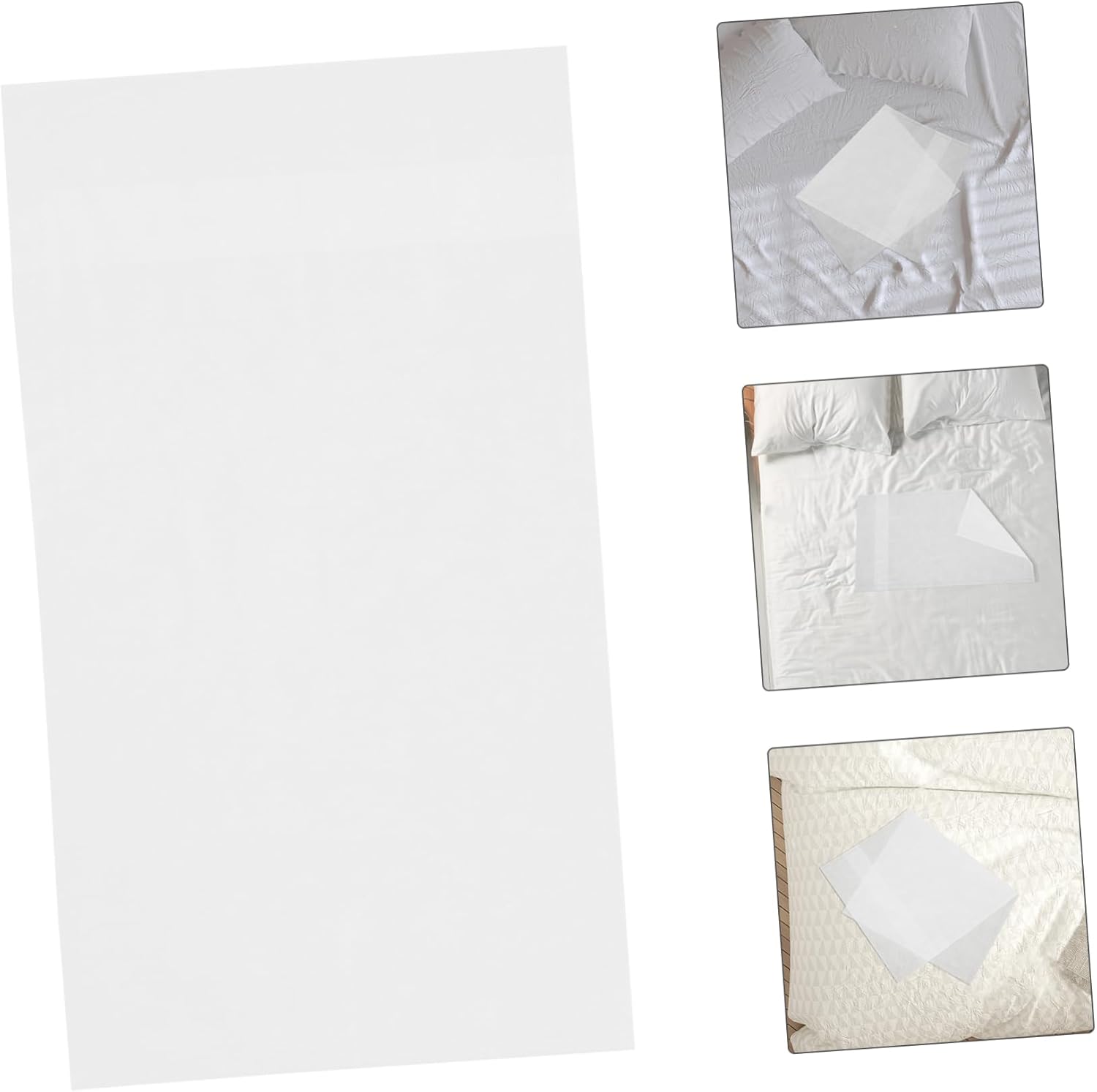 IMIKEYA 20pcs Disposable Pillow Covers for Travel Hotels Salons