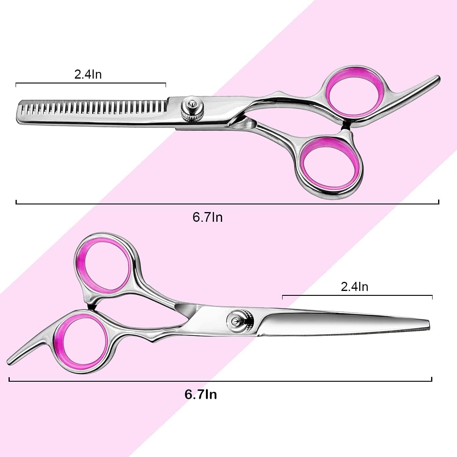 Fcysy 6 Inch Professional Barber Shears Set