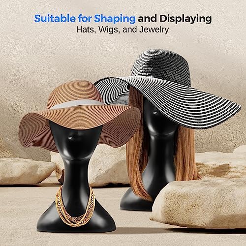 SereneLife Professional Female Mannequin Head Display Stand