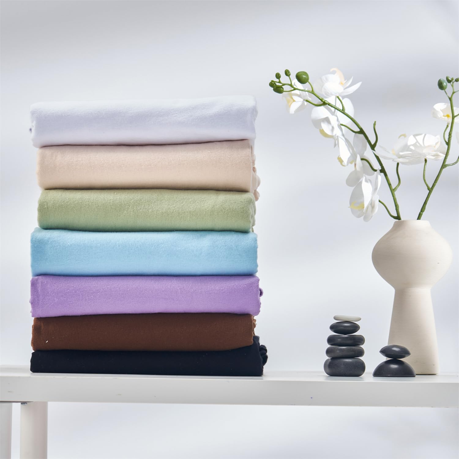 Master Massage Flannel Sheet Set 3 Piece for Spa Beauty Tables