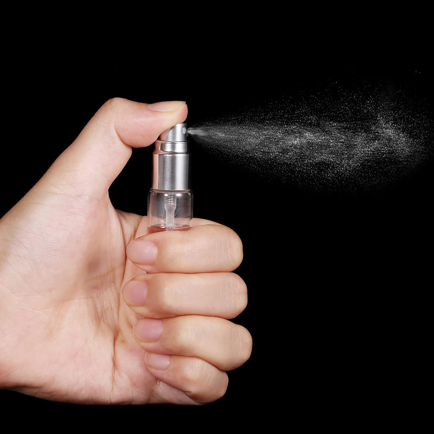 20 Pack 10ML Refillable Spray Bottle Set With Gold Caps