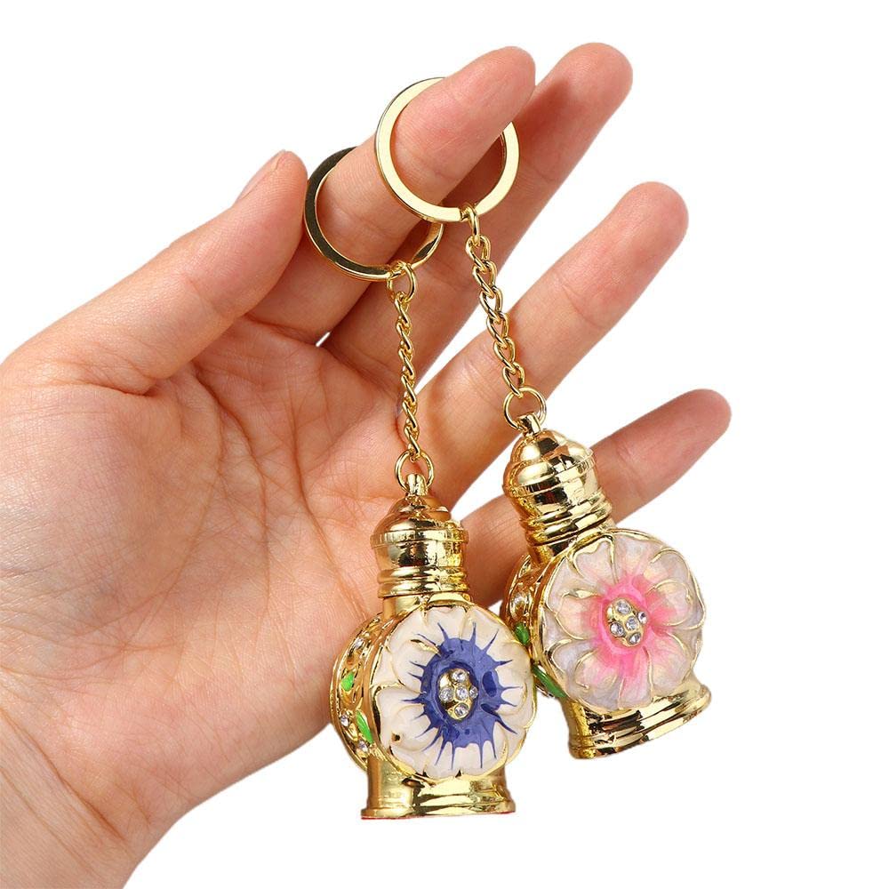 Kopida 2Pcs Desert Flower Perfume Bottle with Keychain 1