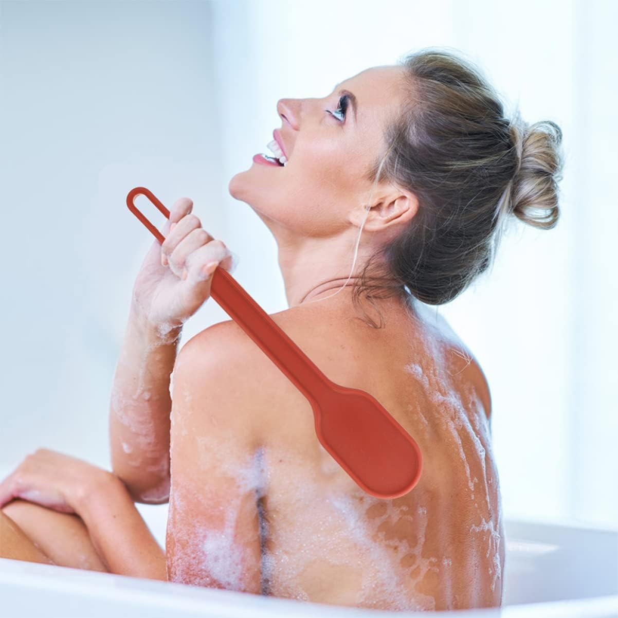 2pcs Long Handle Body Brush for Exfoliation and Back Scrubbing