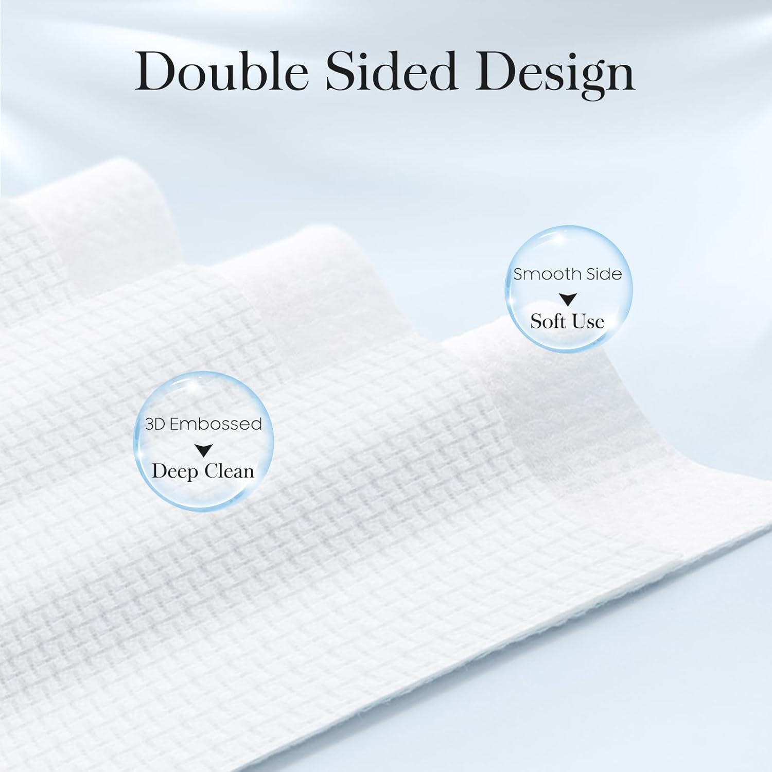100 Count XL Disposable Face Towels 10x12 2 Pack
