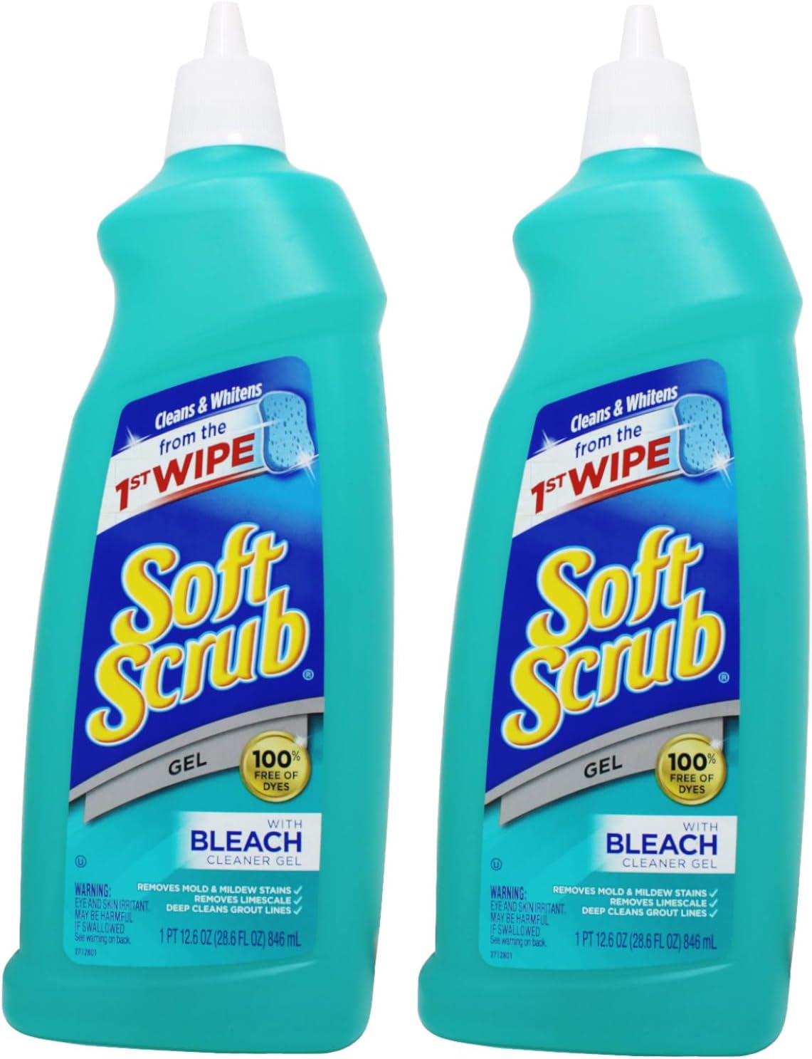 Soft Scrub Gel Cleanser with Bleach - 126 Fl Oz Pack of 2