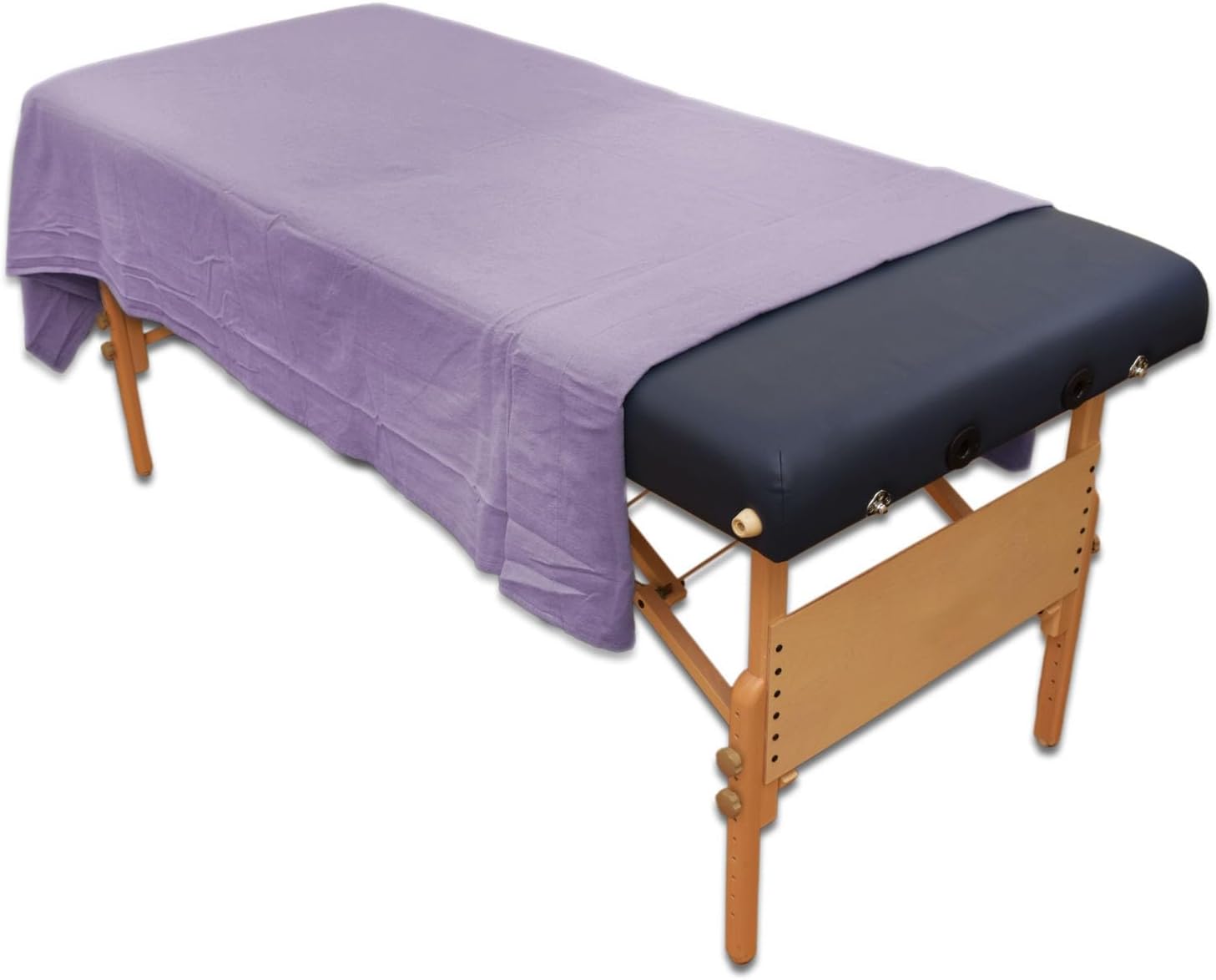 Body Linen Flannel Massage Table Sheet Dahlia Purple 61x100 Inches