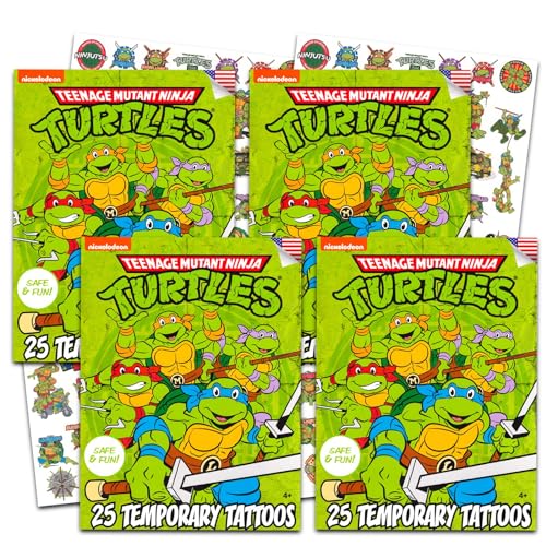 Teenage Mutant Ninja Turtles Temporary Tattoos Kids Bundle