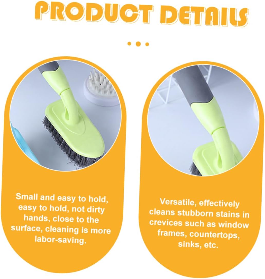 Ipetboom Handle Groove Cleaning Brush for Deep Cleaning and Tight Spaces