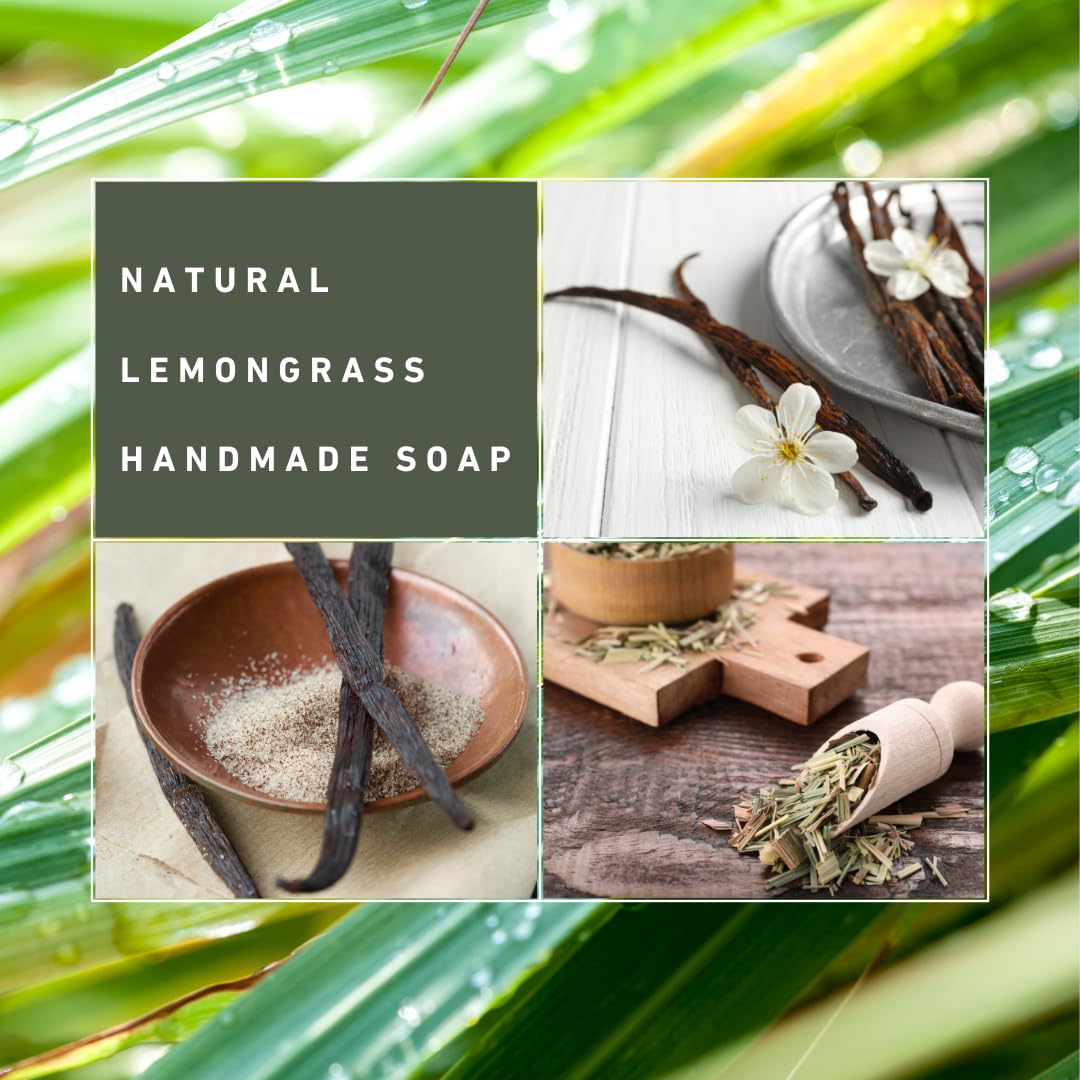 Menorah Natural Bar Soap with Lemongrass