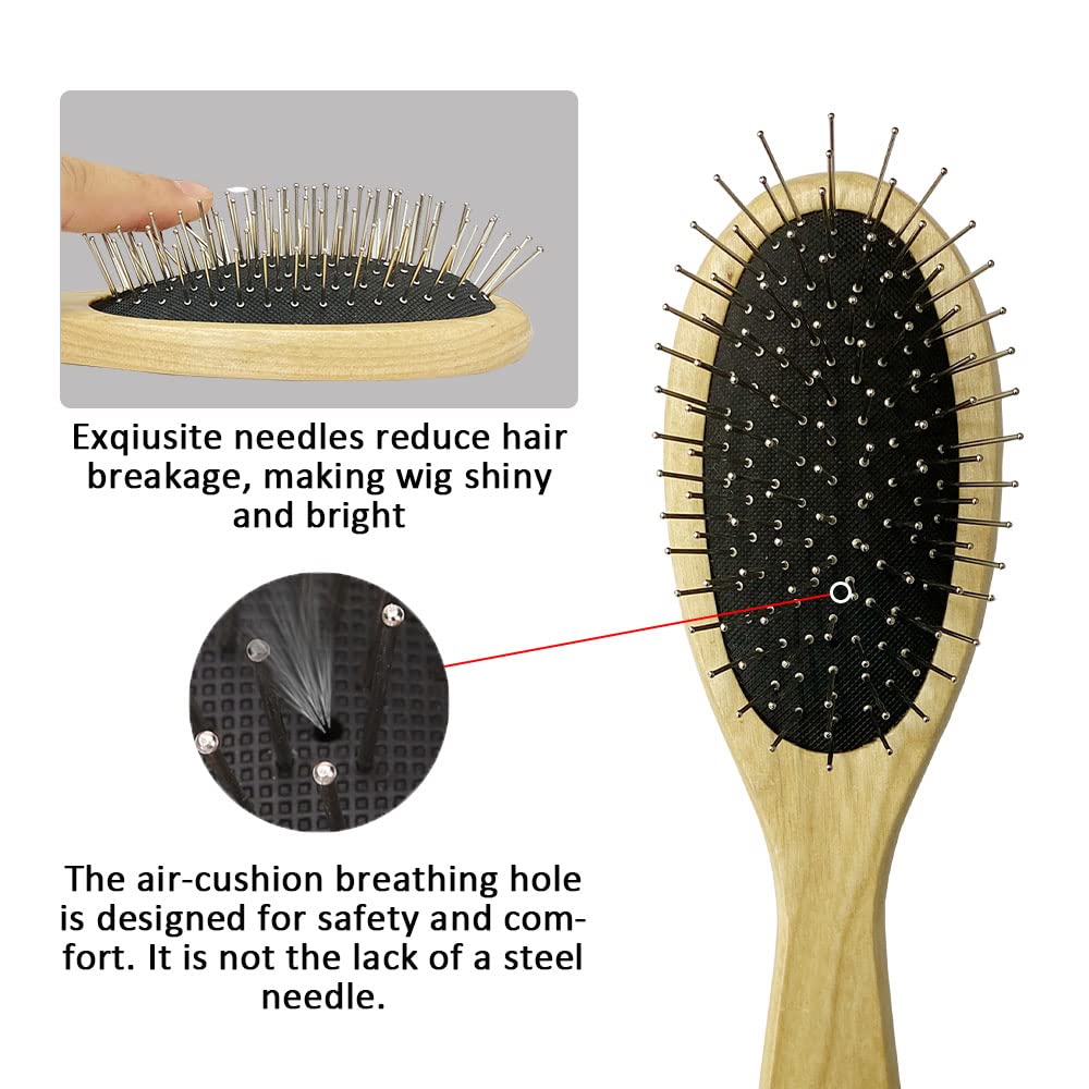 Amirce Wig Brush Set for Synthetic Hair