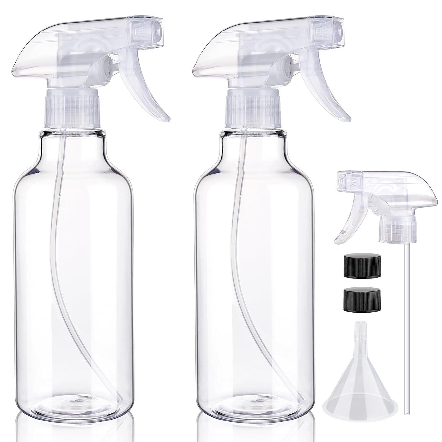 Hethyo 169oz Plastic Spray Bottles 2 Pack