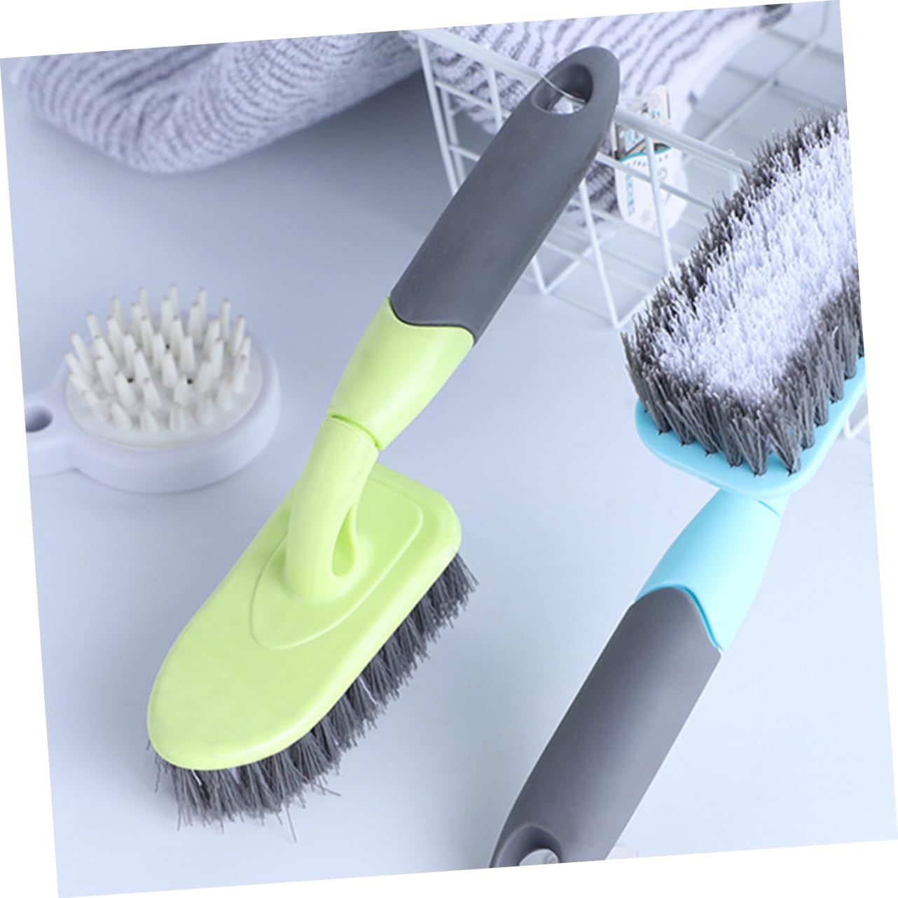 Ipetboom Handle Groove Cleaning Brush for Deep Cleaning and Tight Spaces