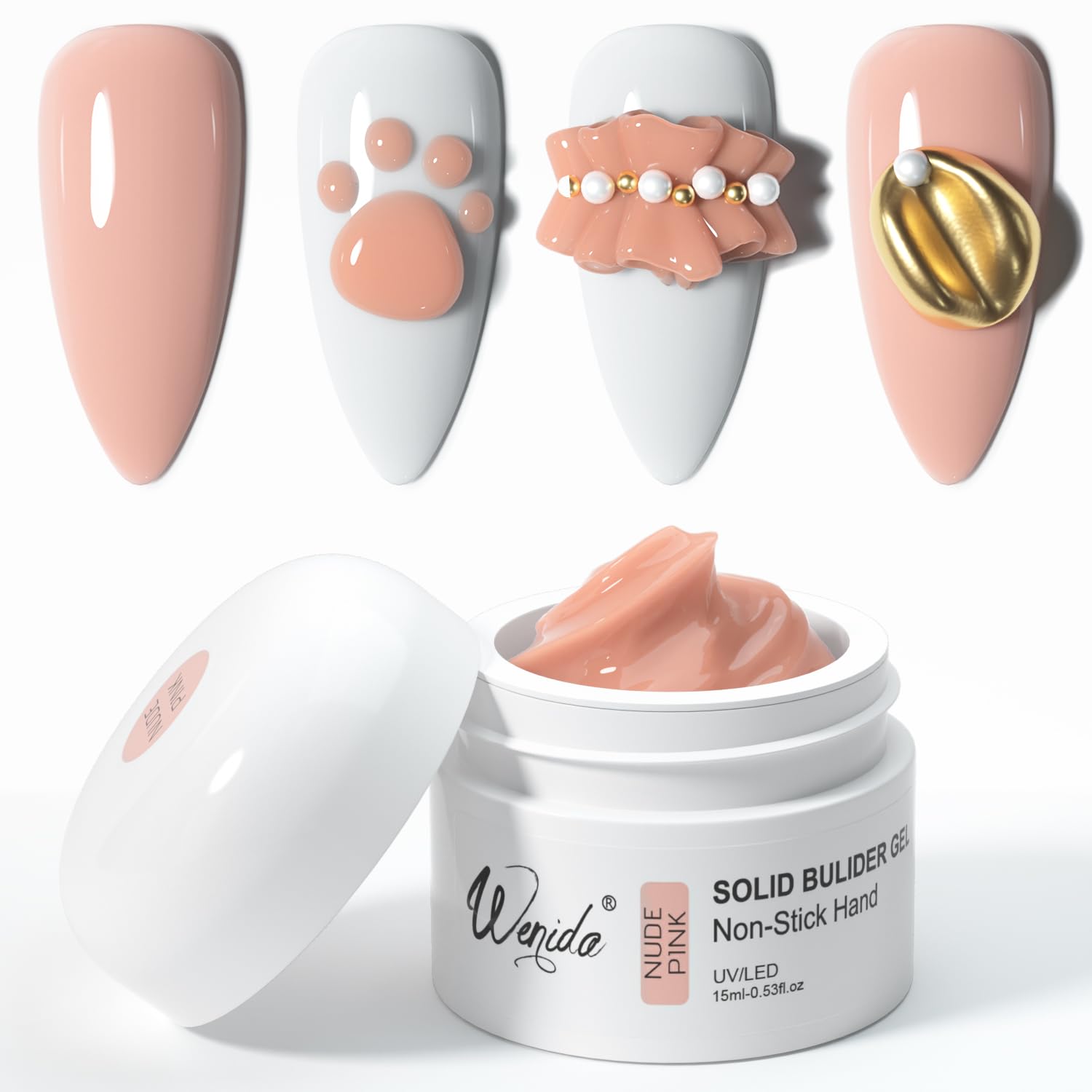 Wenida Solid Builder Gel 15ml Nail Extension Gel