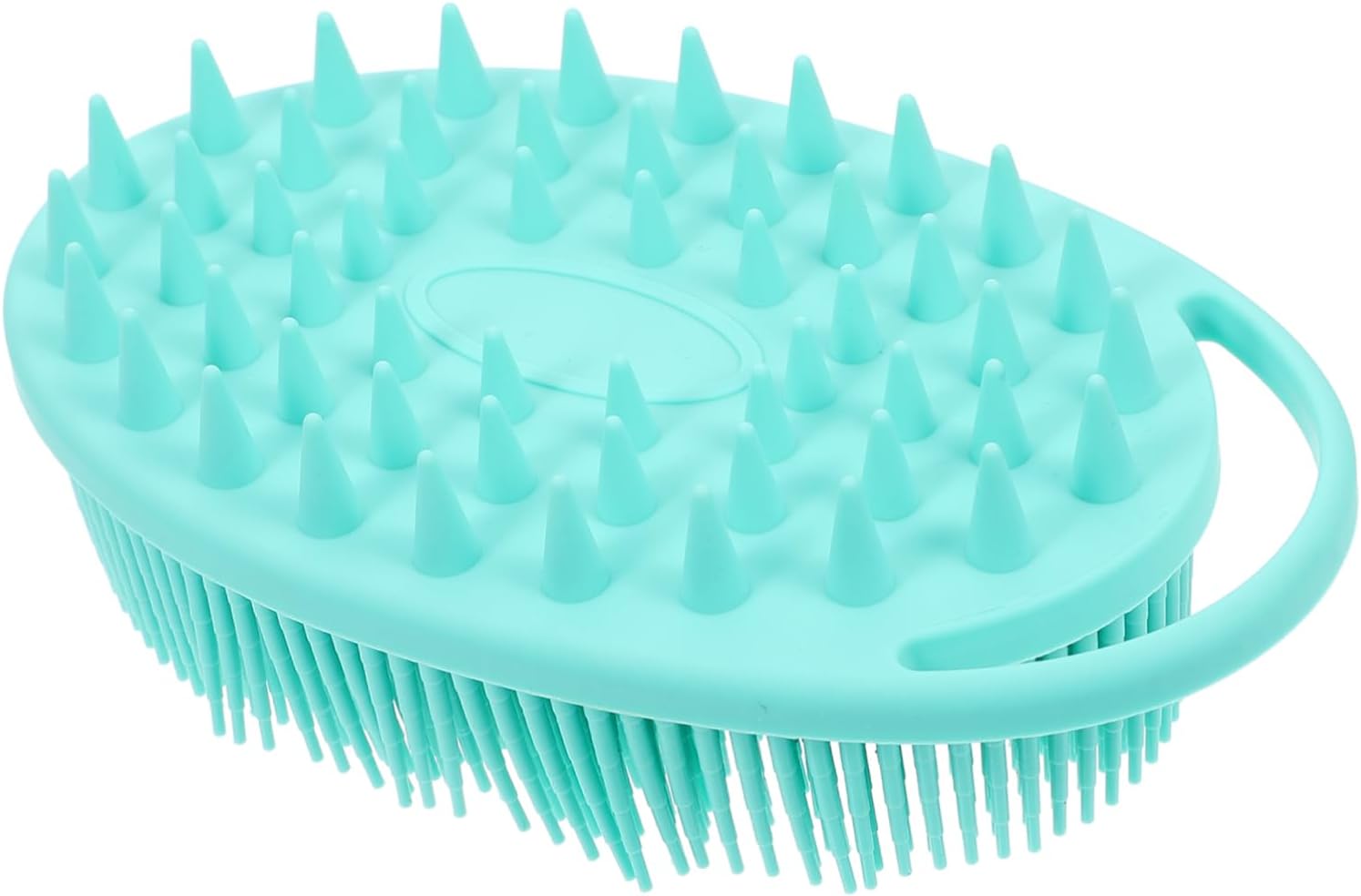 Silicone Shower Brush with Dual-Ended Design for Cleaning and Massage