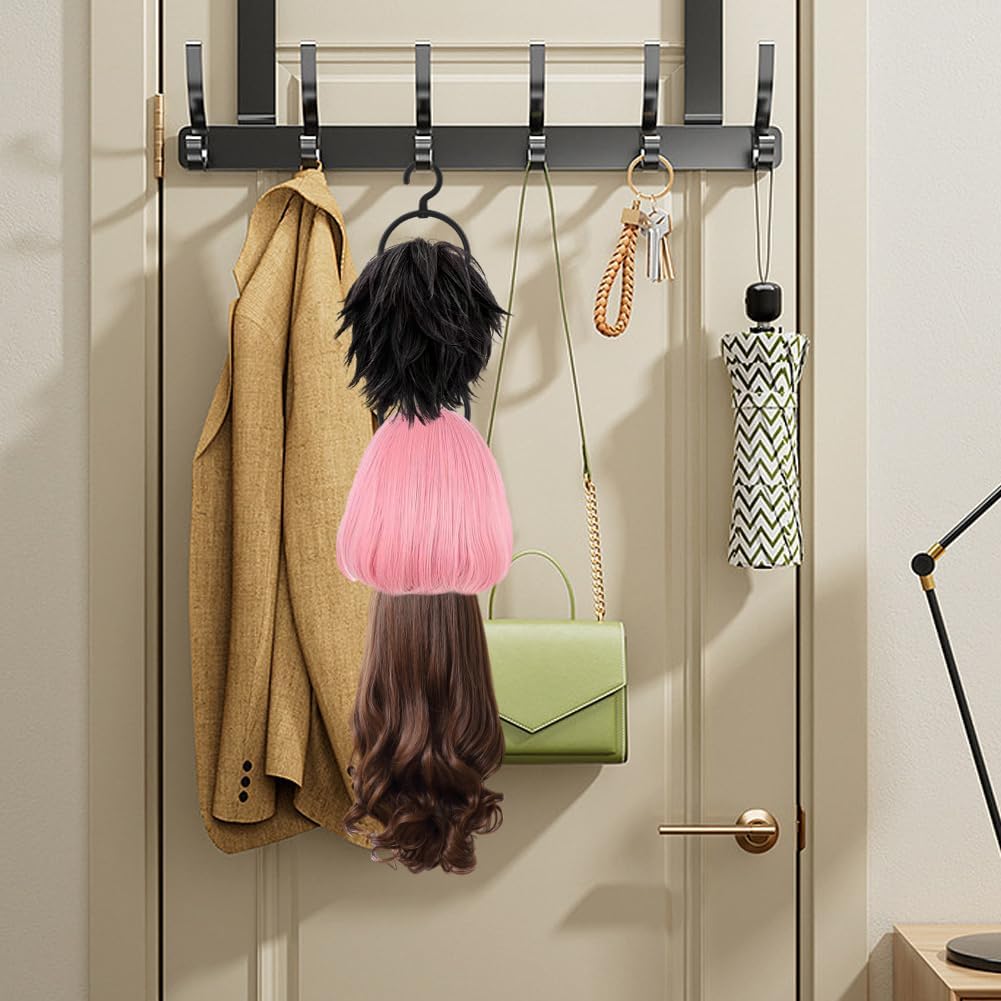 3 Pack Hanging Wig Stand Wall Mounted Wig Holder