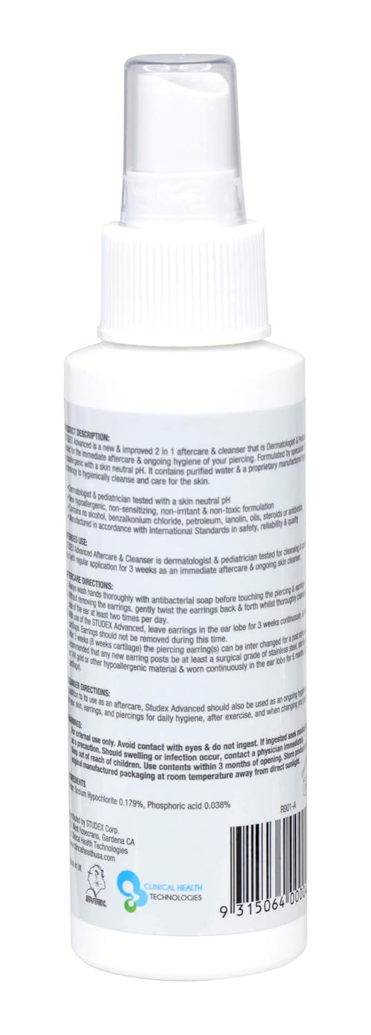 Studex Advanced 2-in-1 Piercing Aftercare Spray