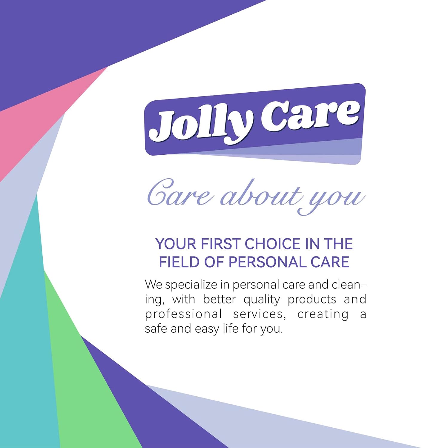 Jolly Care Disposable Face Towels 10x12 50 Count 4 Pack