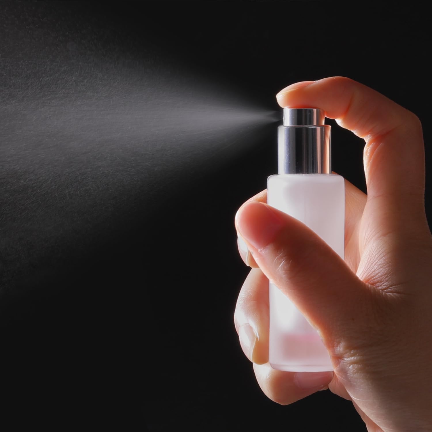 50ml Glass Spray Bottle 2 Pack Refillable Atomizer