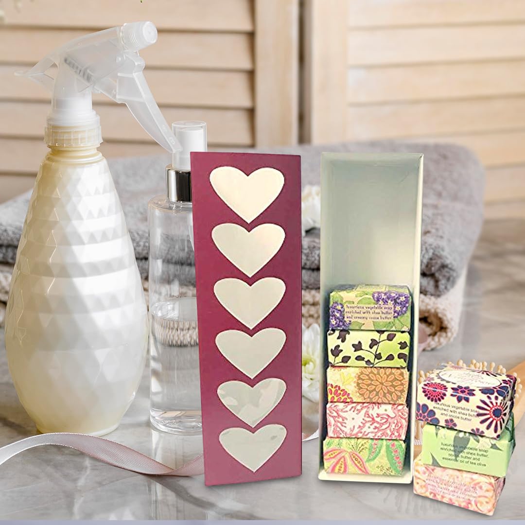 French Milled Botanical Soap Set of 9 - Valentines Day