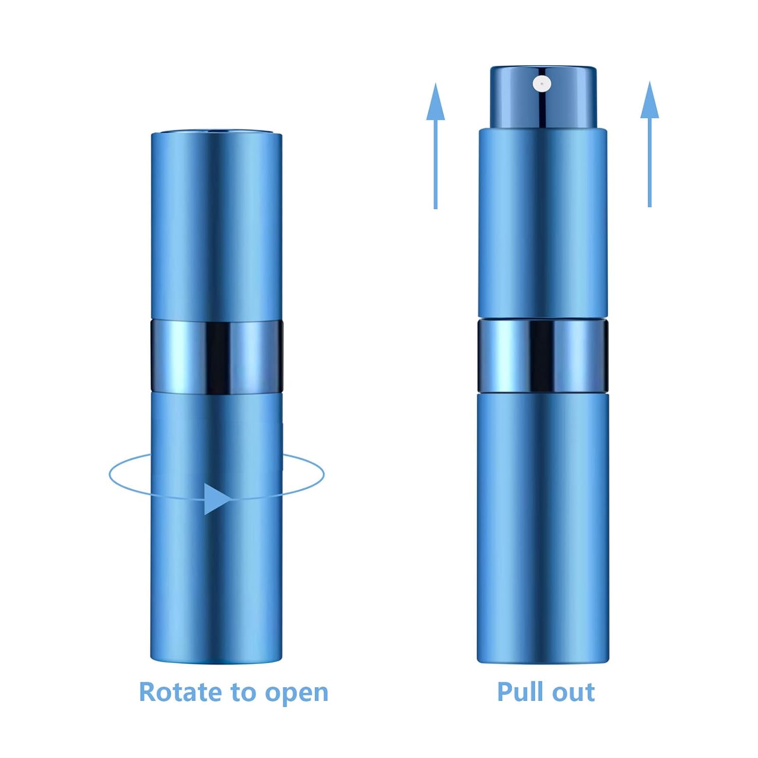Lil Ray 8ml Mini Perfume Atomizer 4pcs