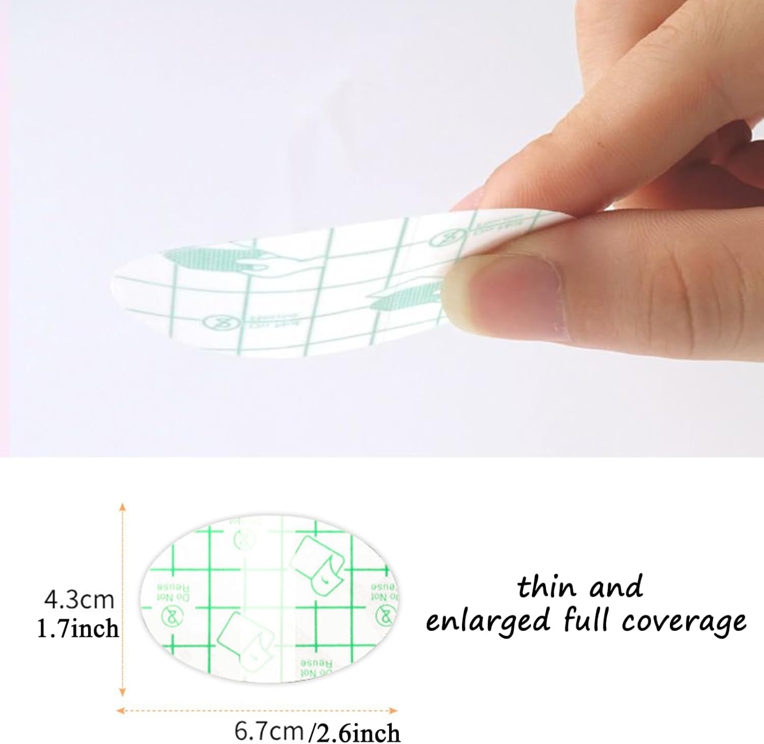 Zealburst Invisible Heel Protector Sticker 100PCS