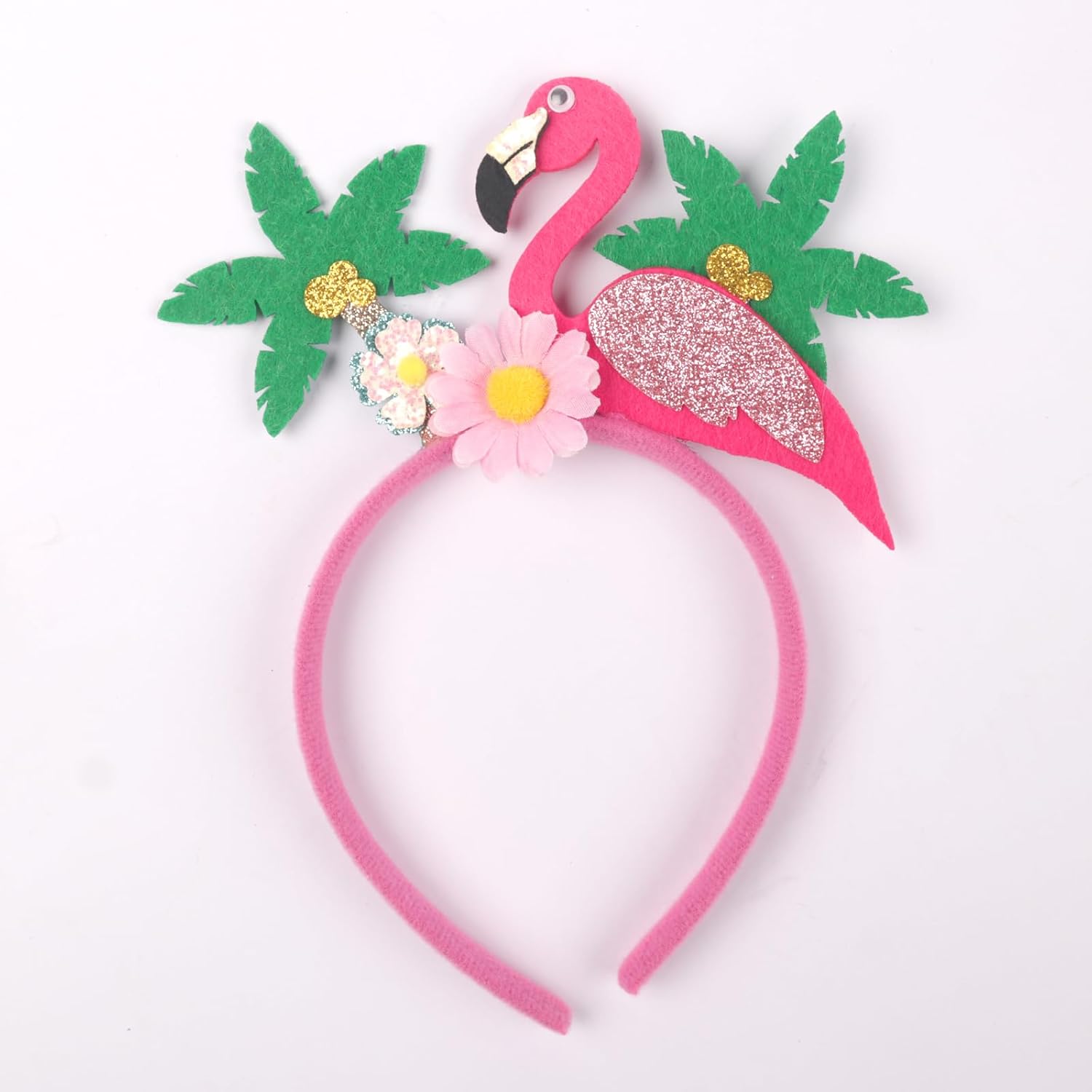 Flamingo Headband with Coconut Tree Design for Women