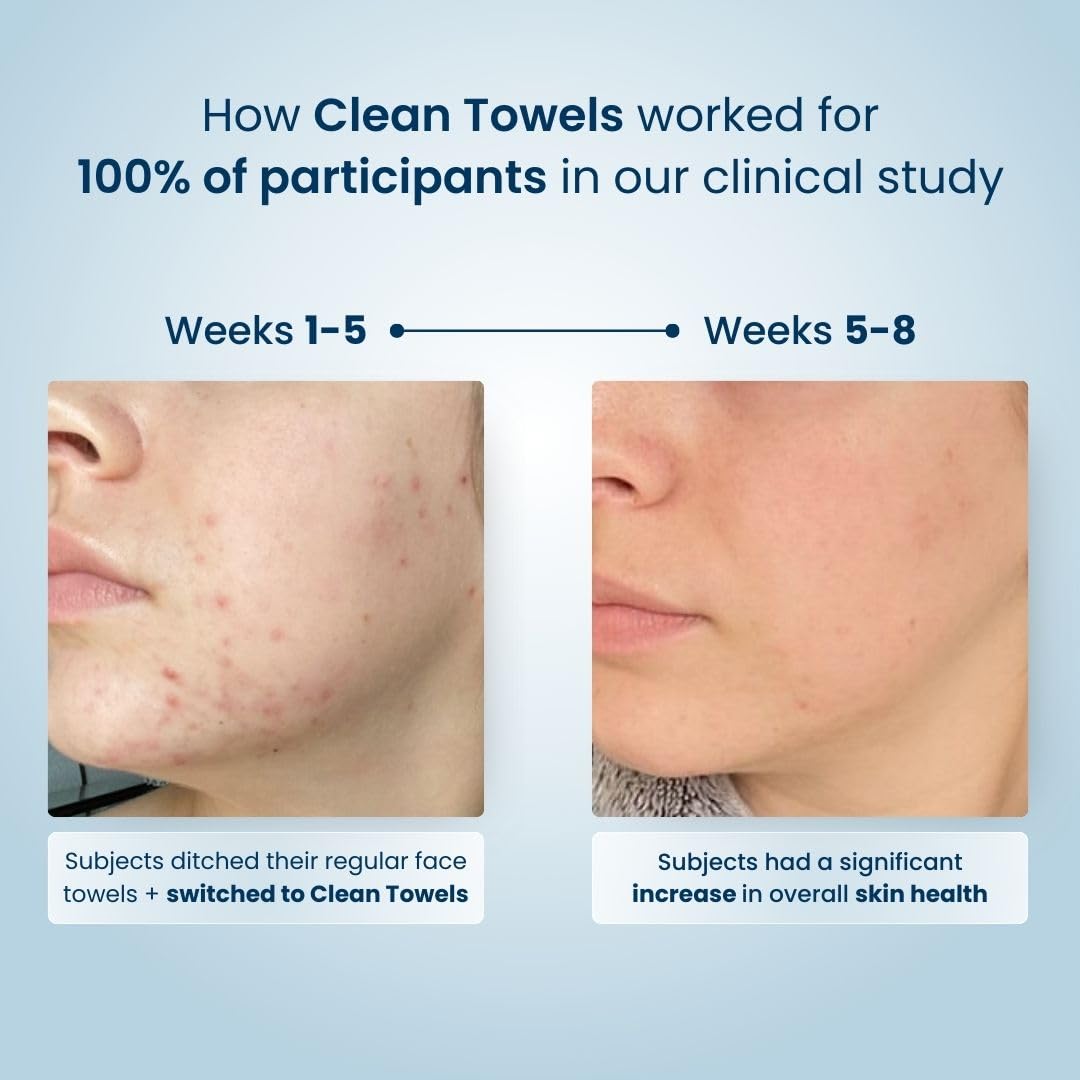 Clean Skin Club XL Face Towels 2 Pack 100 Ct