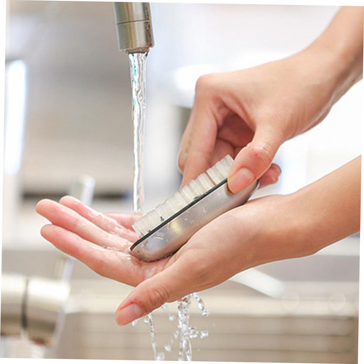 Multipurpose Stainless Steel Soap Brush for Odor Removal