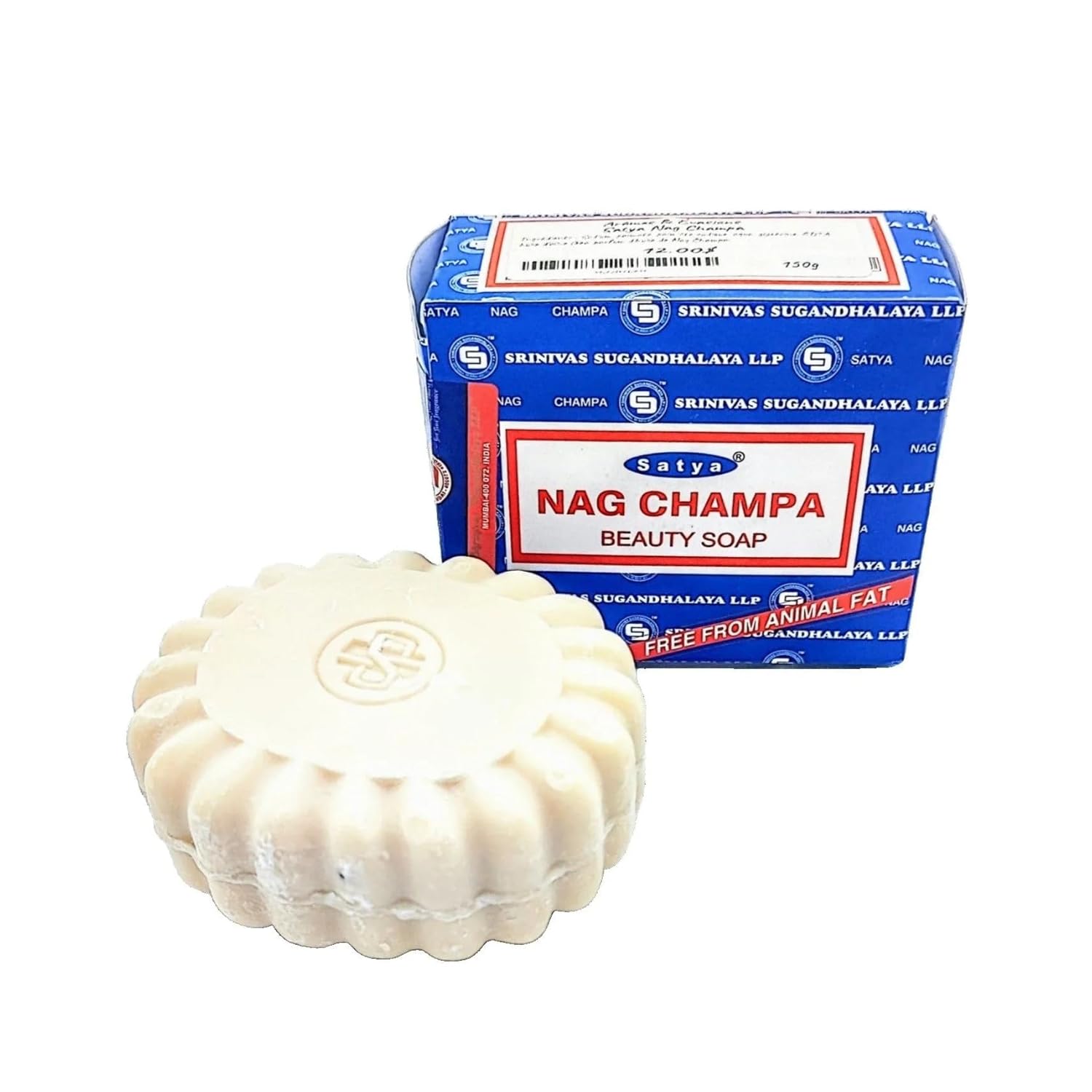 Nag Champa Natural Soap 150 Gram Bar Satya Sai Baba