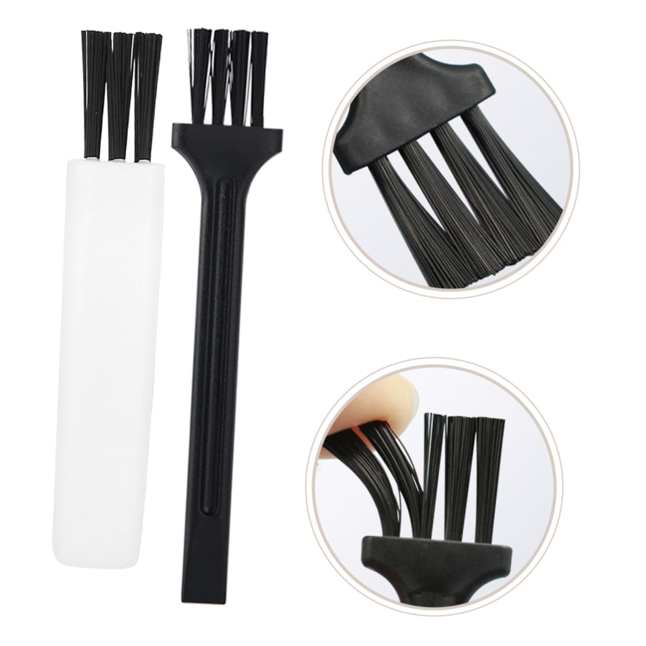 90pcs Mini Razor Cleaning Brush for Shaver Beard and Electronics