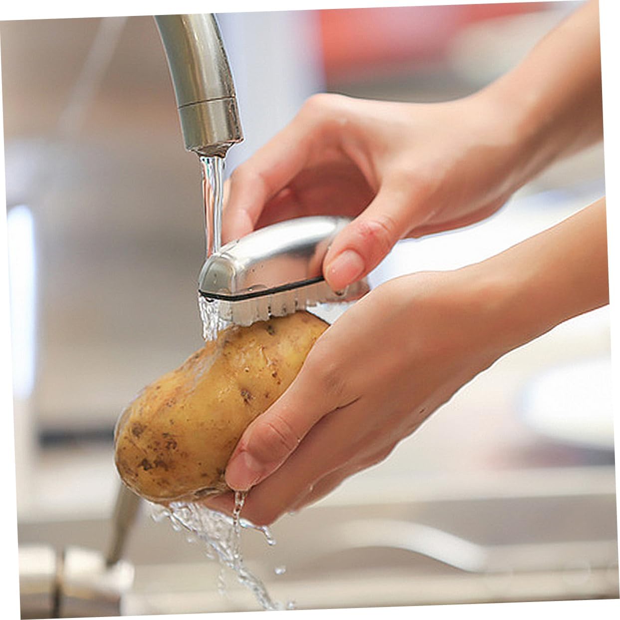 Stainless Steel Soap Brush for Odor Removal and Kitchen Cleaning
