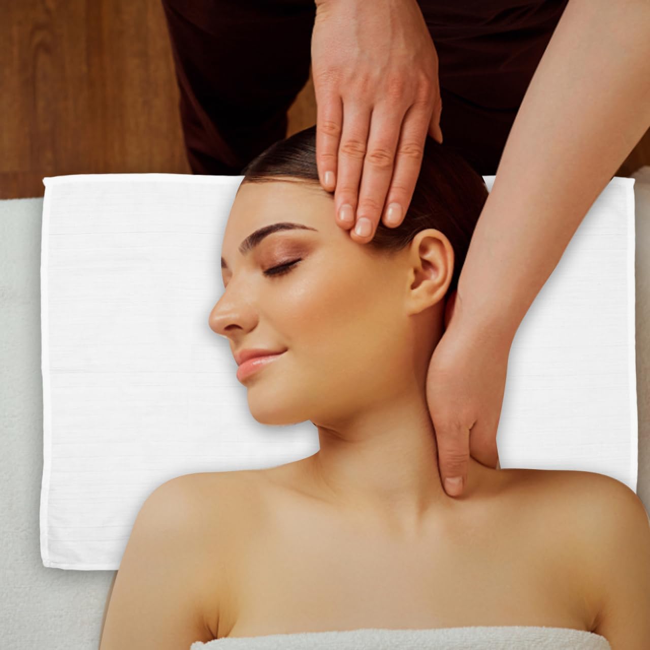 EXCEART Towel Sheets Massage Face Rest Cover for Spa Tables