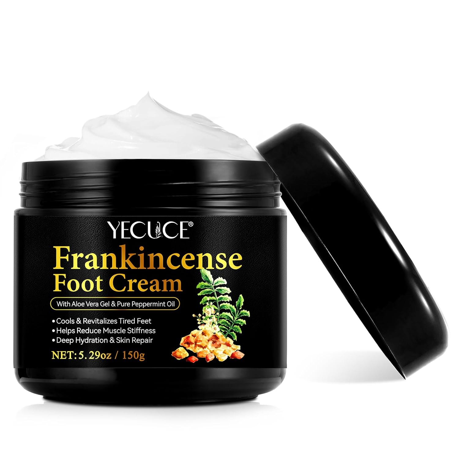 Frankincense Foot Cream 529oz for Deep Moisturizing