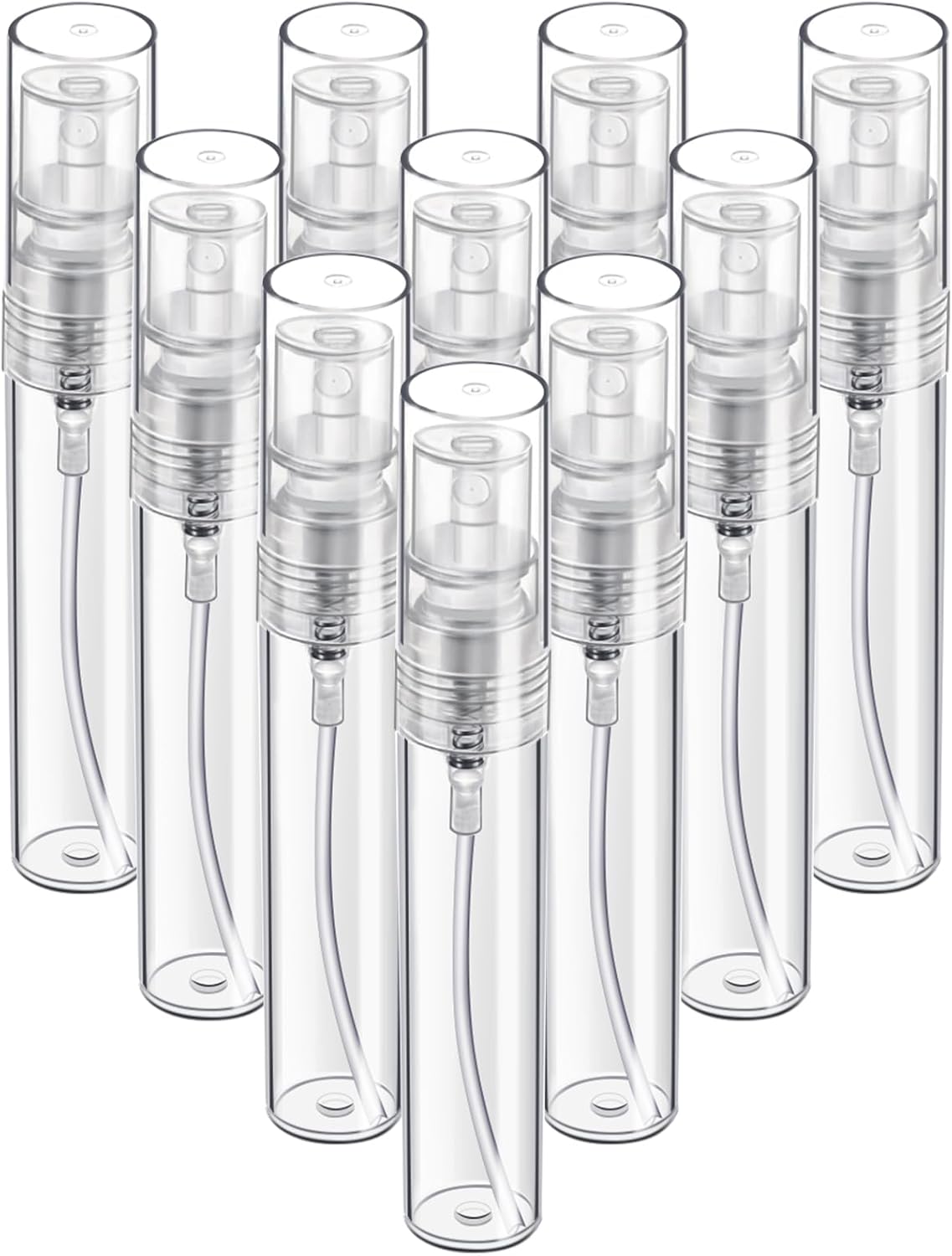 Fandamei 10 Pack 5ml Clear Mini Spray Bottle Empty