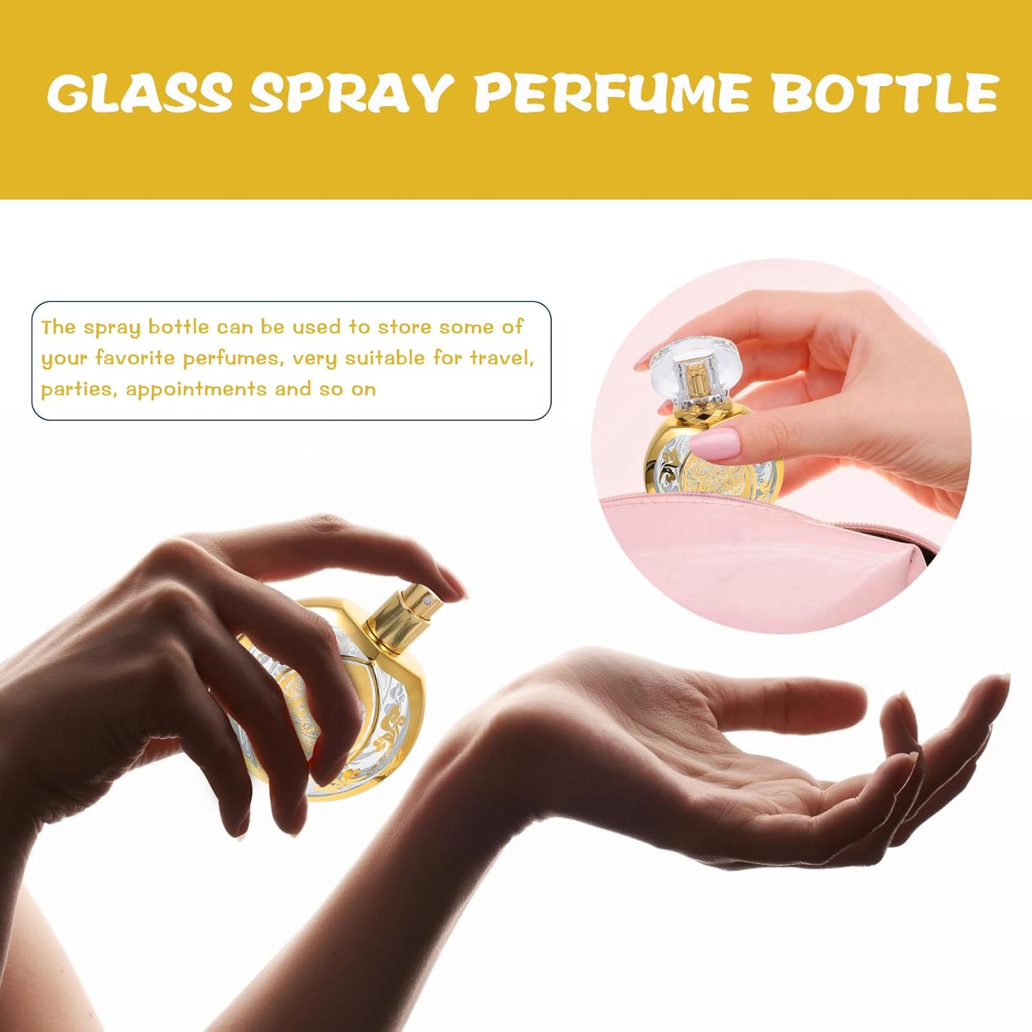 Refillable Spray Perfume Bottles for Travel