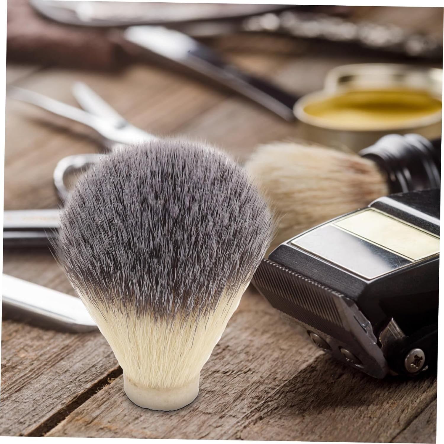 Ipetboom Beard Brush for Men Shaving and Grooming Tool