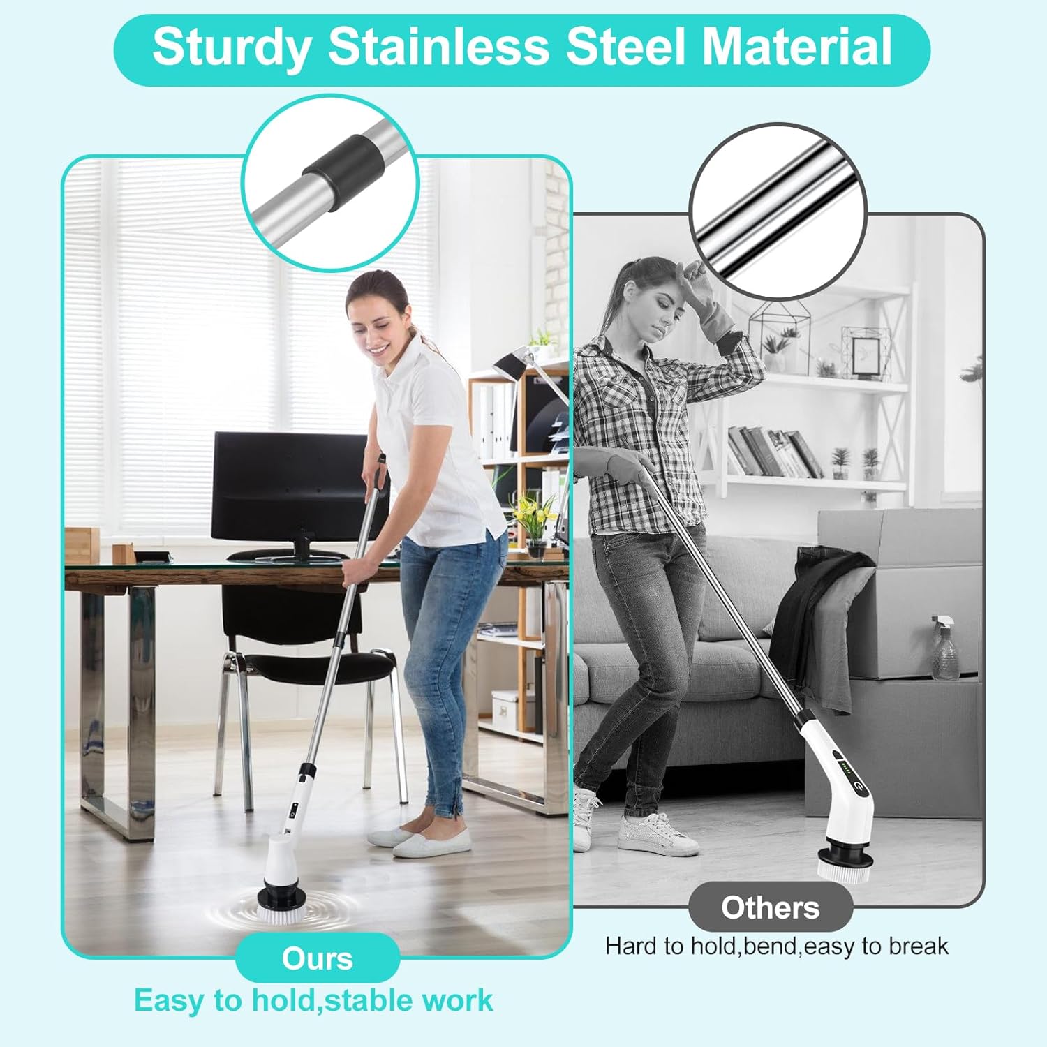 ShengchaoING Electric Spin Scrubber Cordless