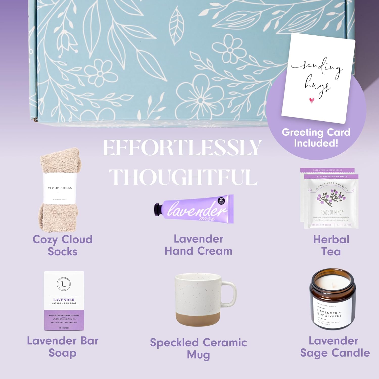 Unboxme Luxury Lavender Spa Gift Set