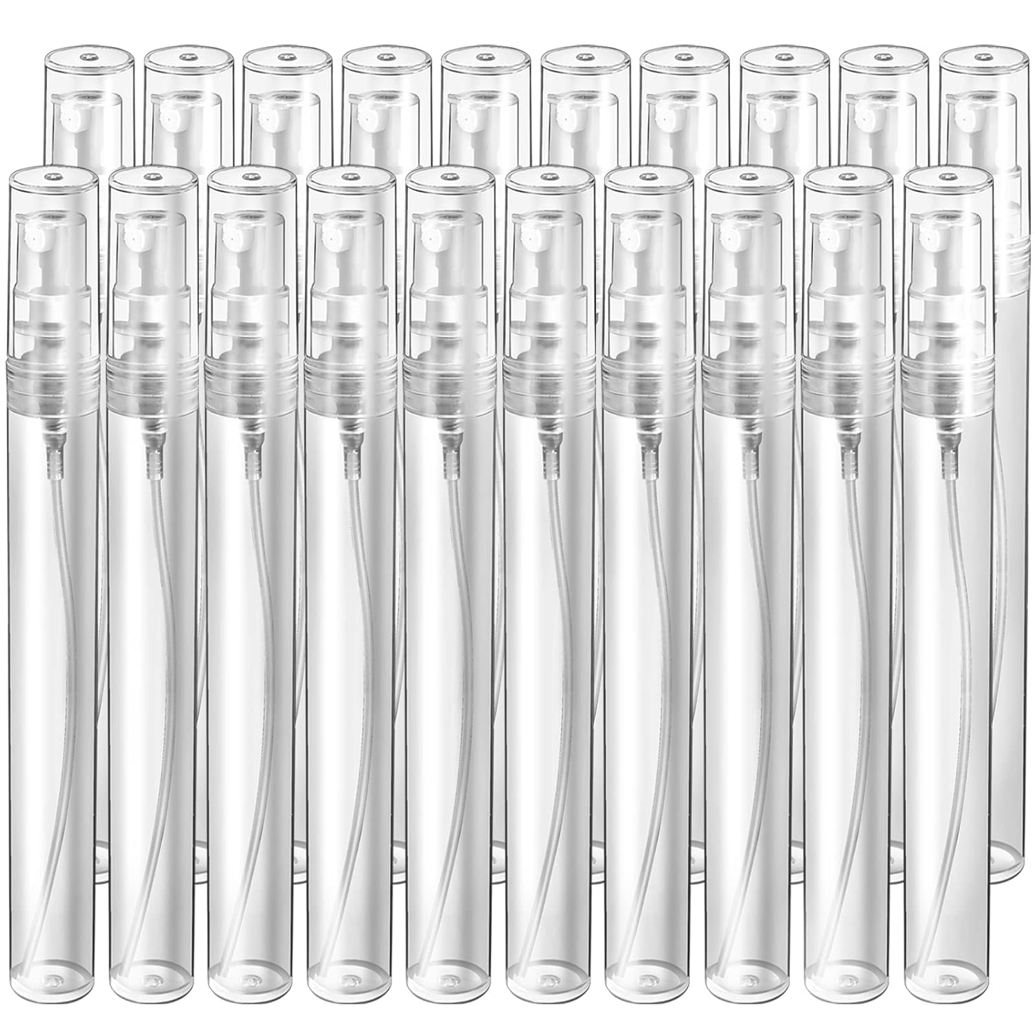 Teenitor Mini Spray Bottles 20-Pack 10ml Empty Refillable