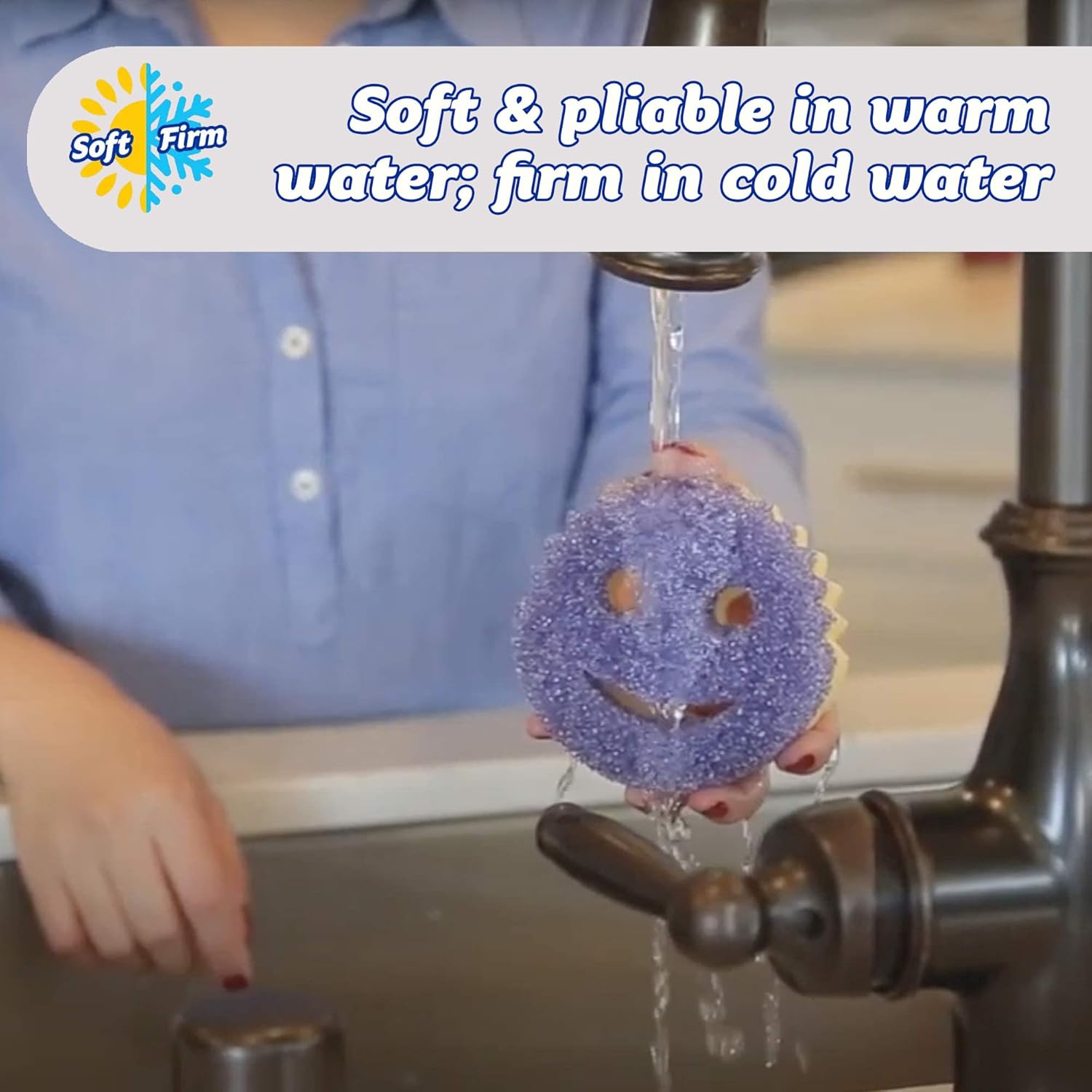 Scrub Daddy Scrub Mommy Dual-Sided Sponge