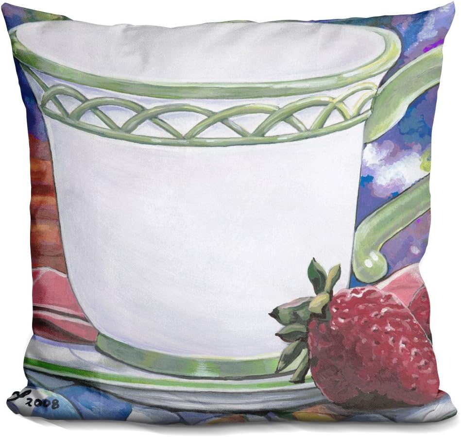 LiLiPi Tea Party Bear 2 Decorative Throw Pillow