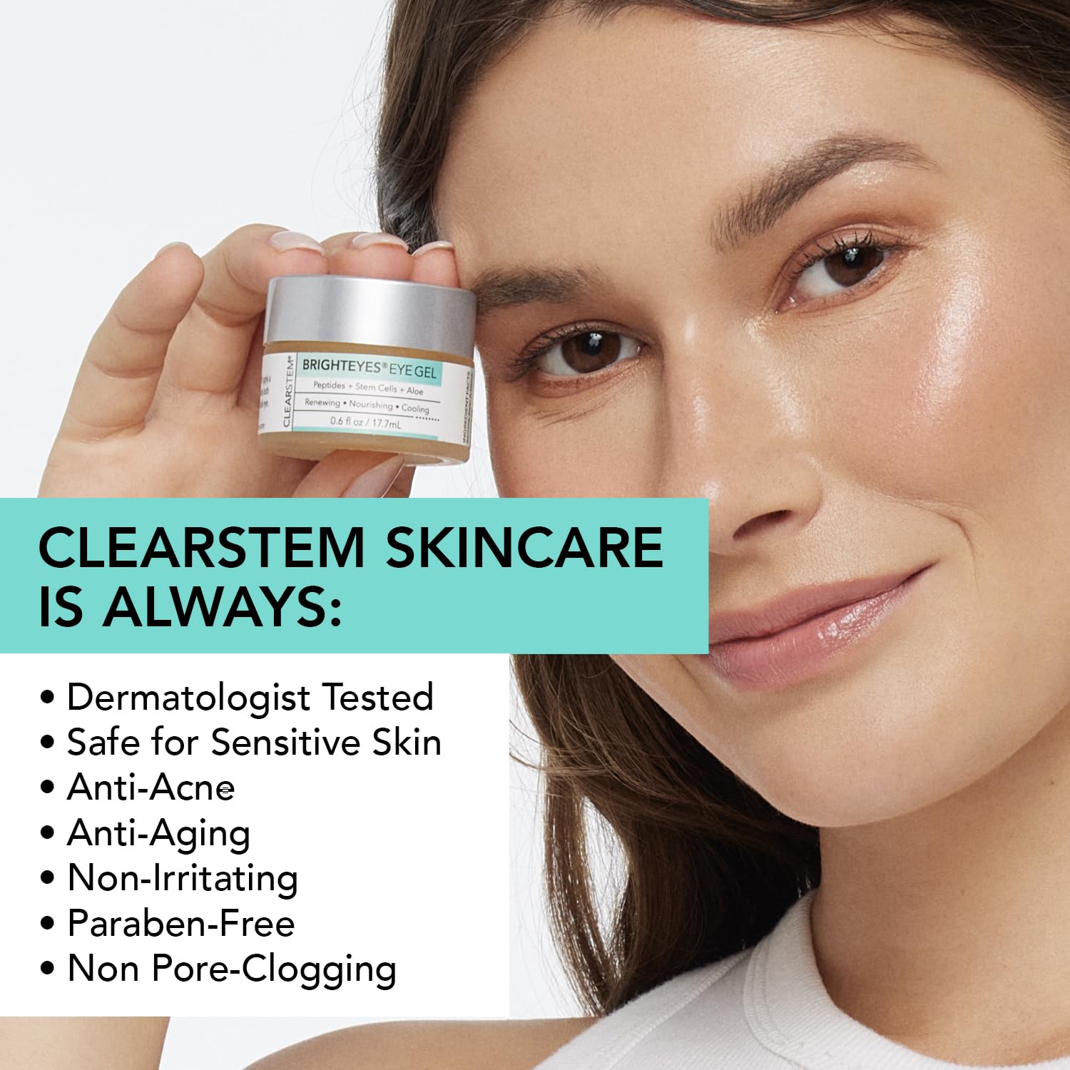 CLEARSTEM BRIGHTEYES Eye Gel 06 Fl Oz