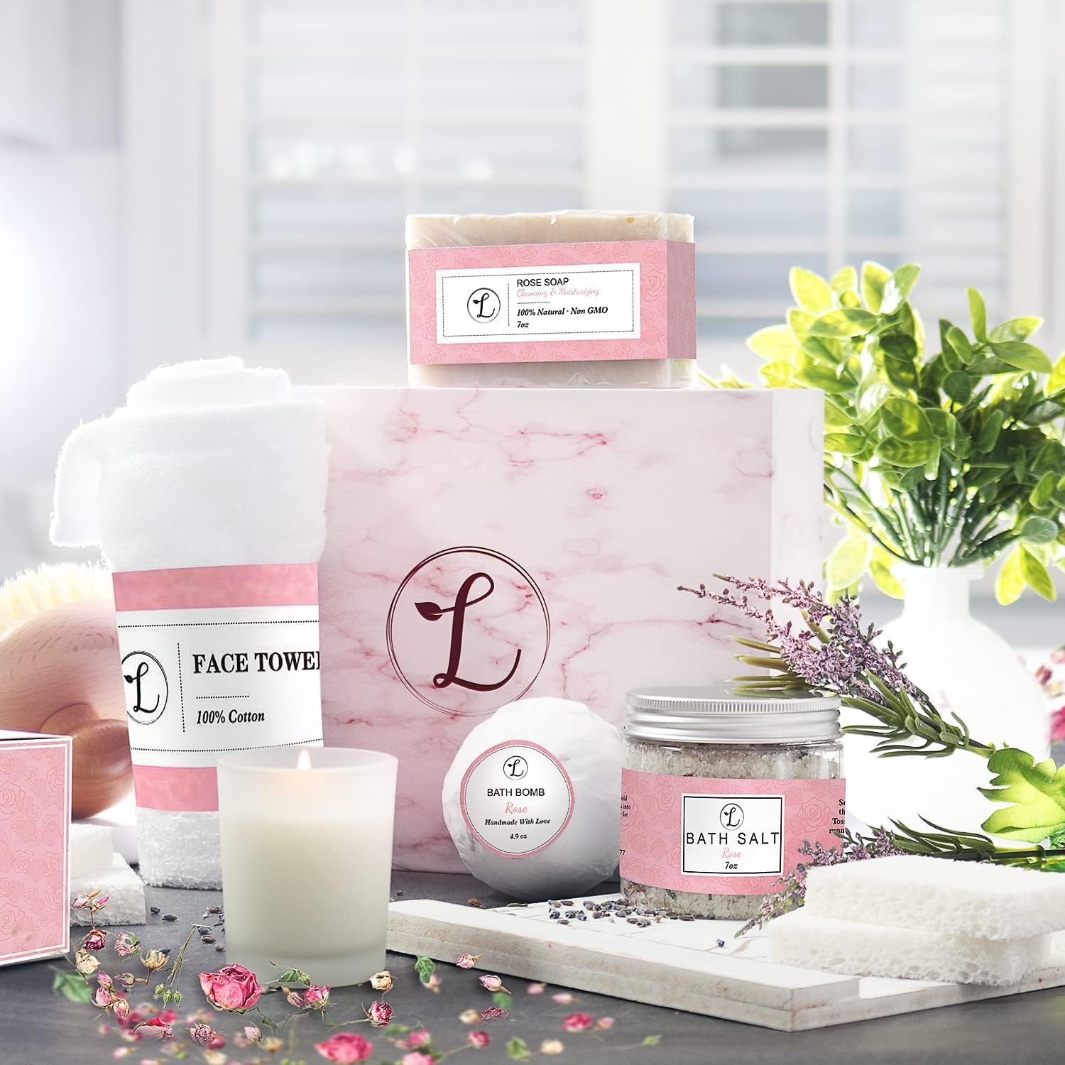 Liviah Spa Gift Set Natural Lavender