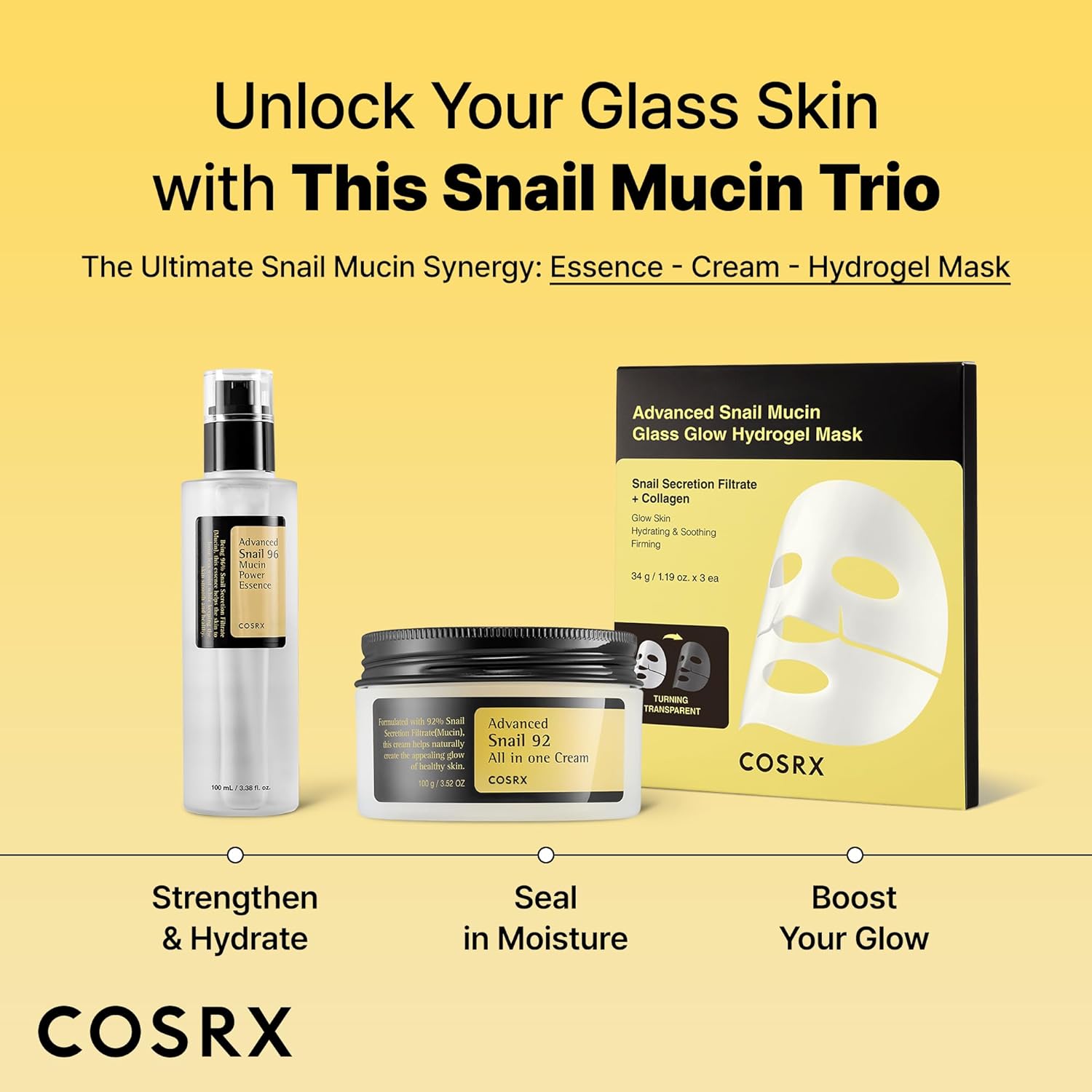 COSRX Snail Mucin 92 Face Moisturizer 352 Oz