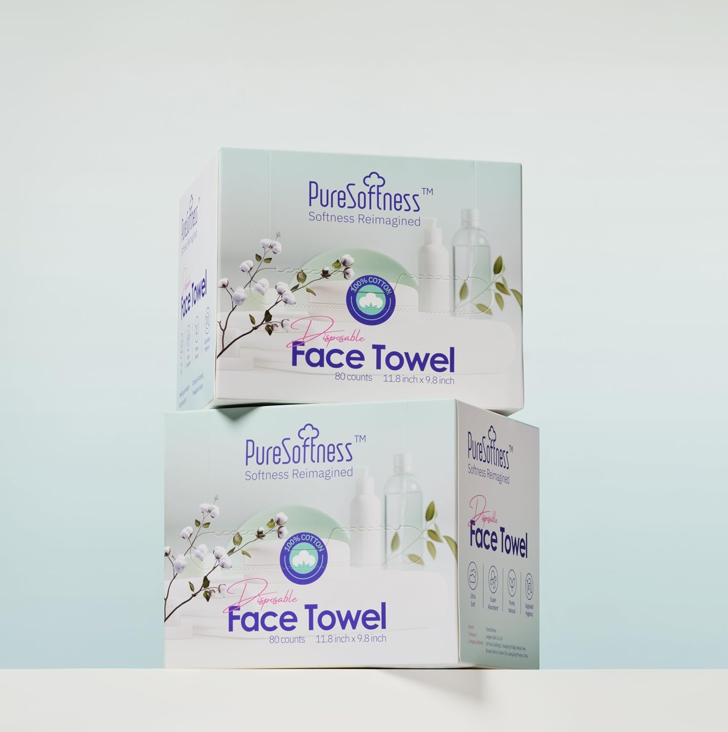 Luxuriously Soft Disposable Face Towel 12 x 10