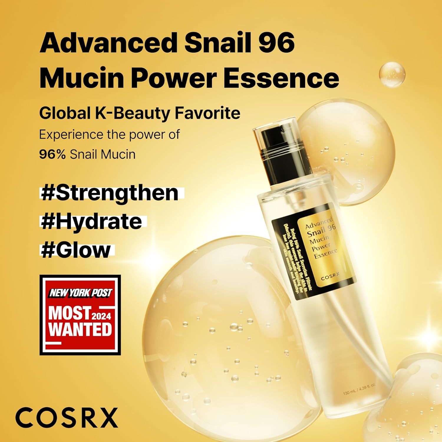 COSRX Snail Mucin 96 Essence Repair Serum 100ml