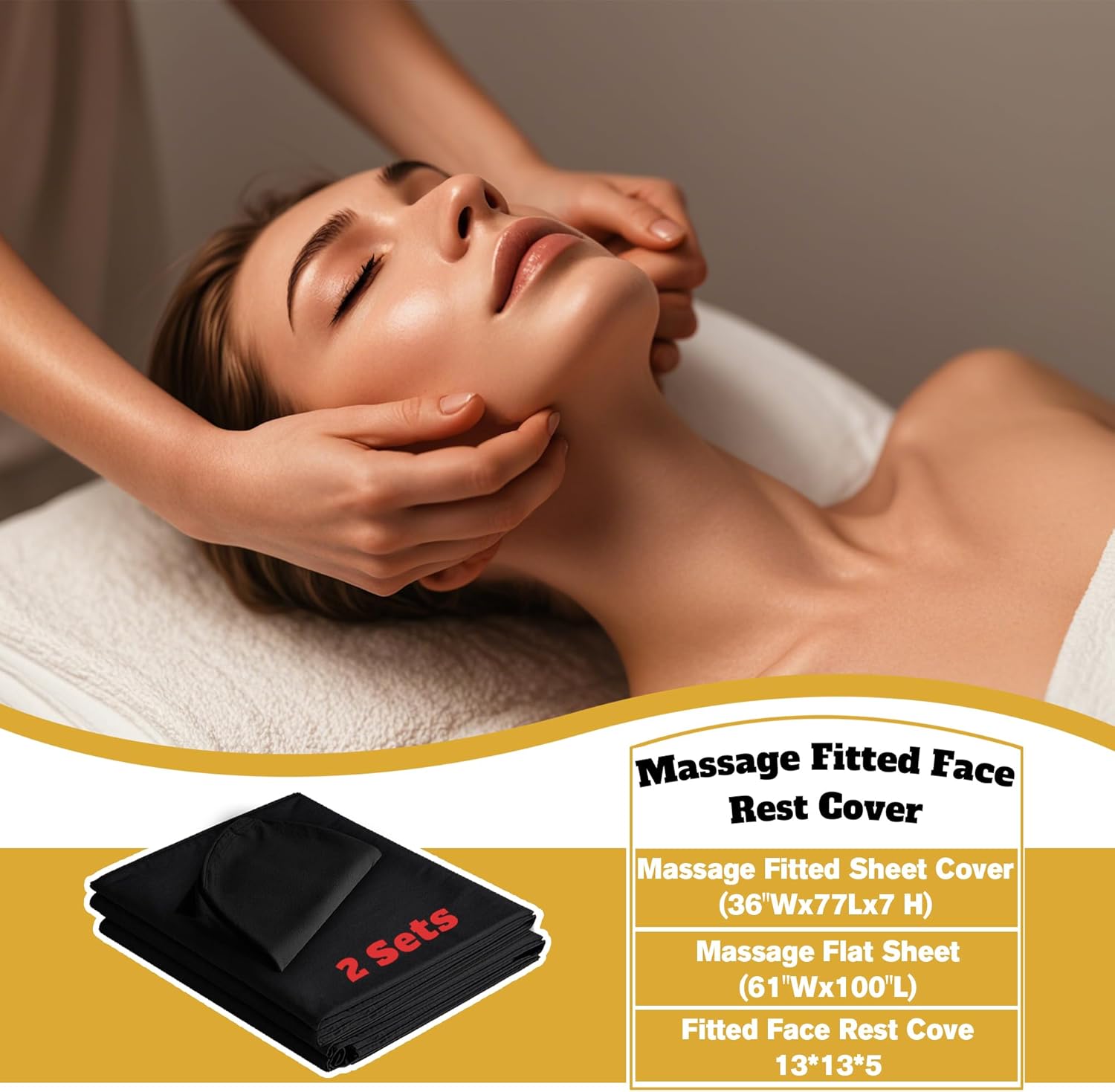 2 Sets Microfiber Massage Table Sheets for Spa and Beauty