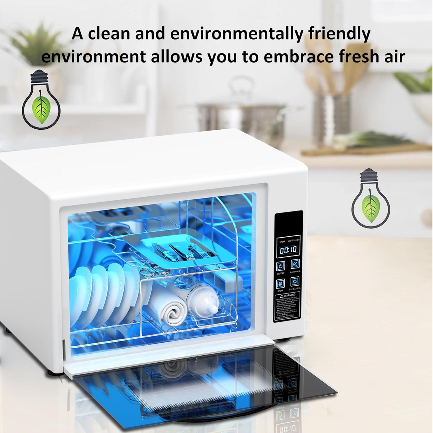 SIXRARI 21L UV Nail Tool Cleaner with Timer