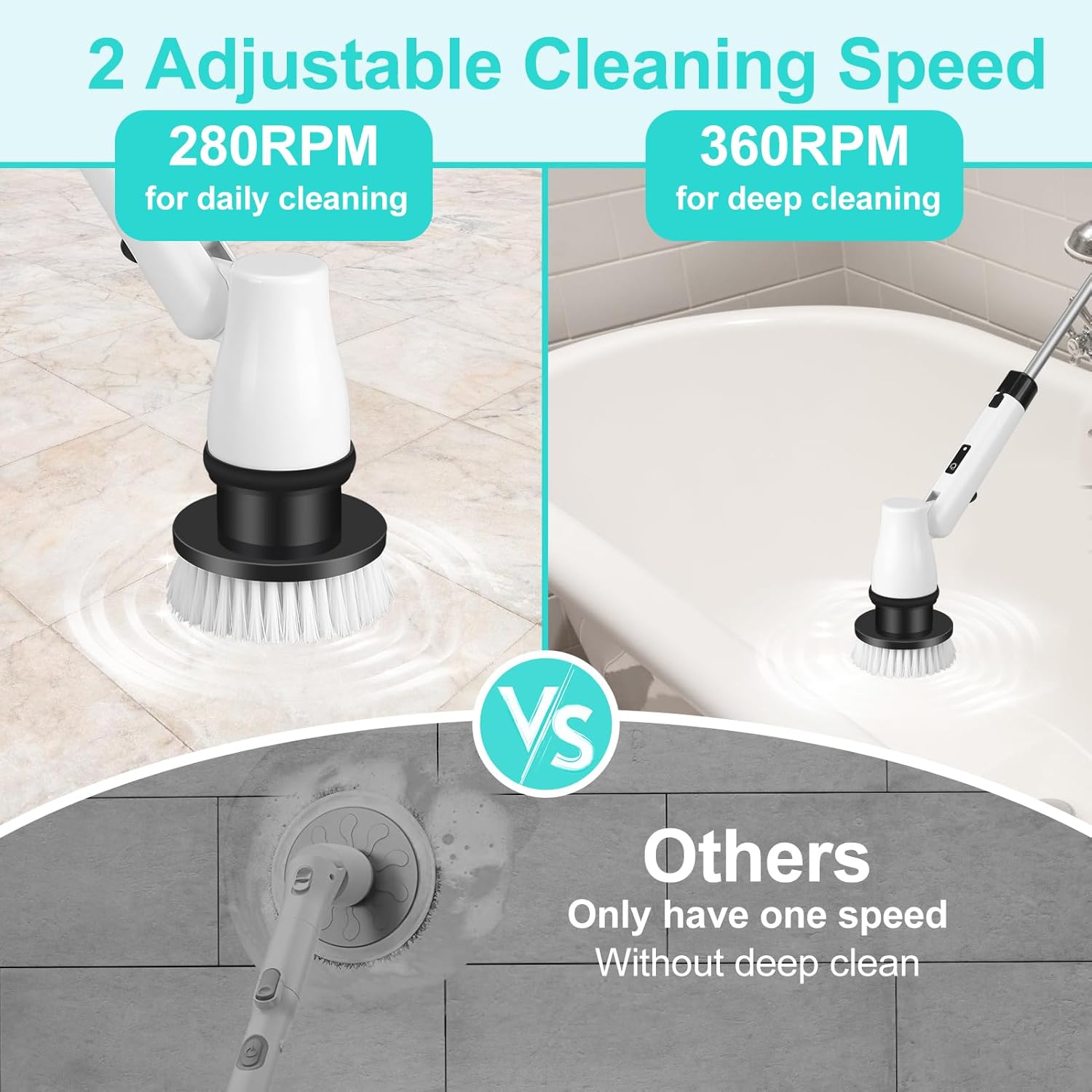 ShengchaoING Electric Spin Scrubber Cordless